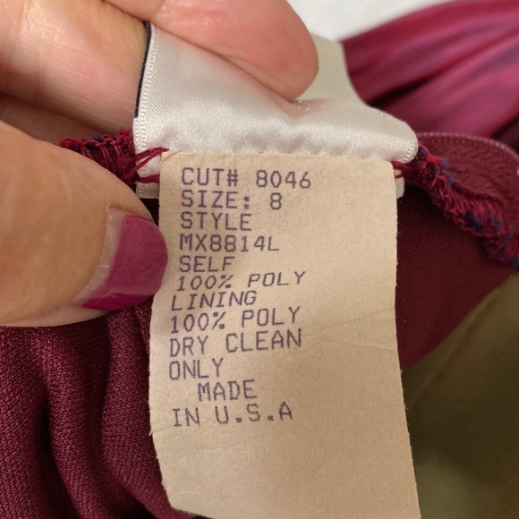 Vintage 1990’s elegant Tadashi ball/evening taffeta! Mermaid with a train - Picture 13 of 17